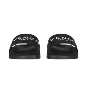 GIVENCHY SLIDE FLAT SANDALS IN RUBBER