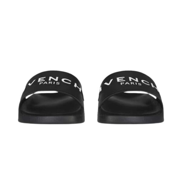 GIVENCHY SLIDE FLAT SANDALS IN RUBBER