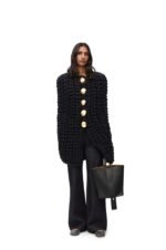 LOEWE SLEEVELESS WOOL CAPE