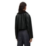 LOEWE CROPPED JACKET IN LAMB NAPPA