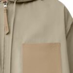LOEWE HOODED JACKET IN COTTON AND SILK
