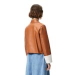 LOEWE JACKET WITH LAPELS IN LAMB NAPPA