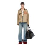 LOEWE PARKA WITH HOOD IN COTTON