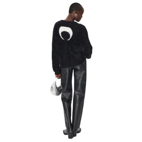 MARINE SERRE WILD FLUFFY KNIT CREWNECK PULLOVER