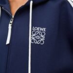 LOEWE TRACKSUIT JACKET WITH HOOD IN TECHNICAL JERSEY