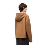 LOEWE WOOL AND CASHMERE HOODED JACKET
