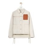 LOEWE WORKWEAR JACKET IN COTTON AND LINEN