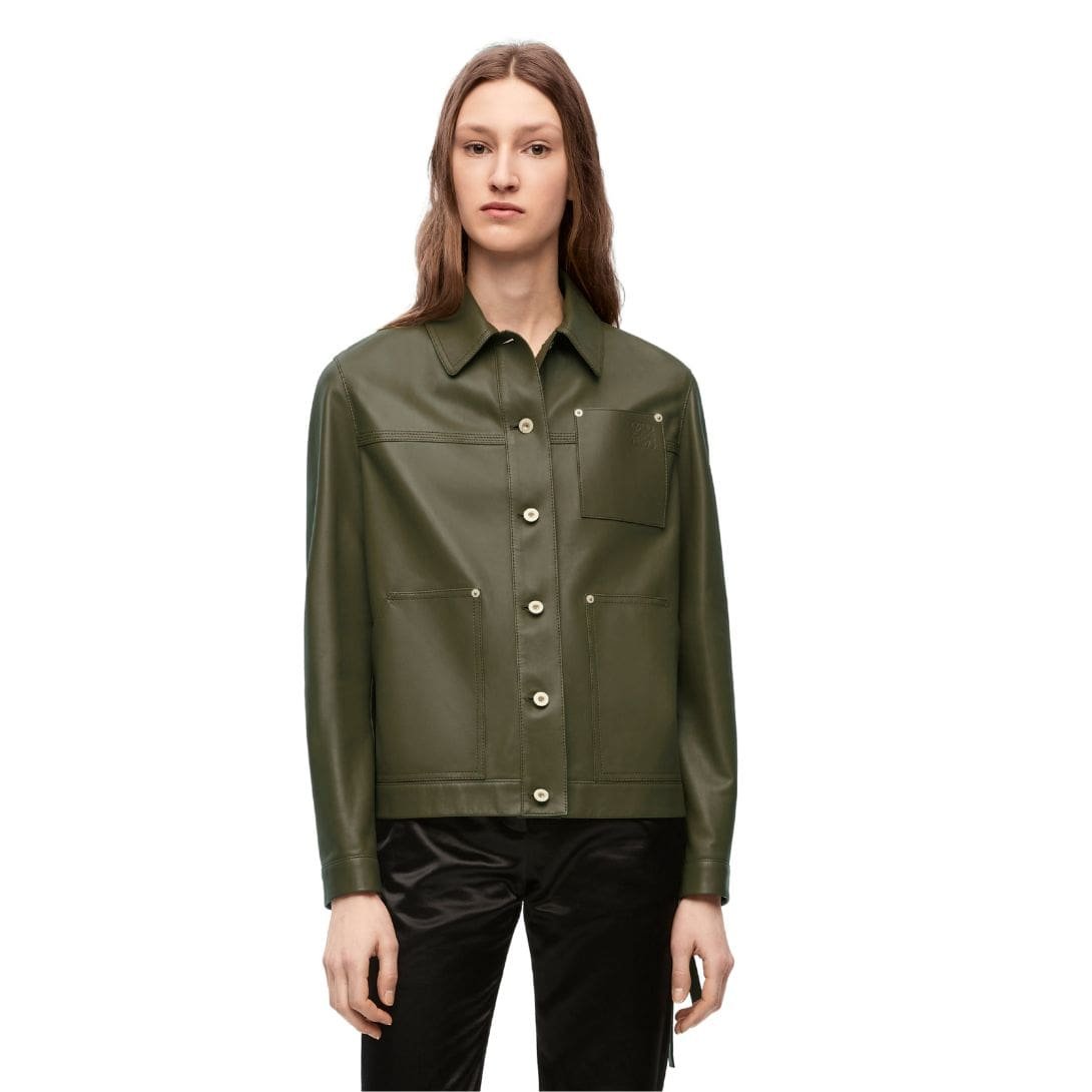 LOEWE WORKWEAR JACKET IN LAMB NAPPA