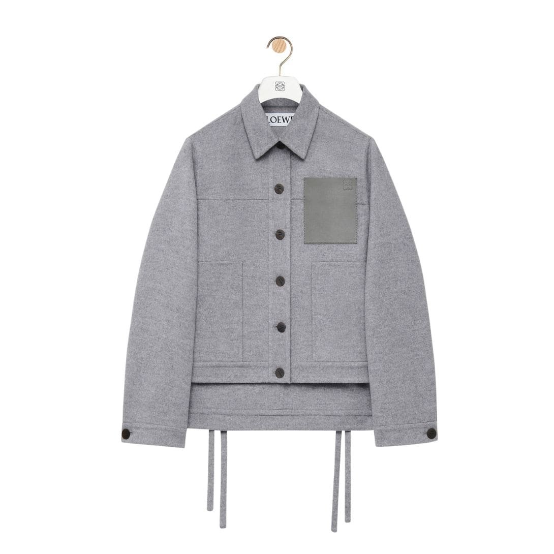 LOEWE WORKWEAR JACKET IN WOOL AND CASHMERE