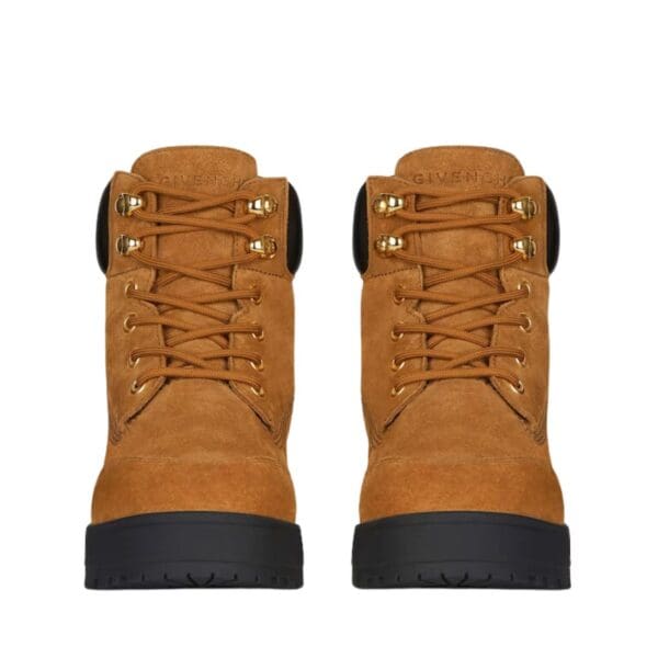 GIVENCHY TREKKER ANKLE WORKBOOTS IN SUEDE