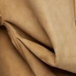 LOEWE DRAPED HOODIE IN SUEDE GOATSKIN