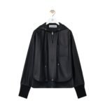 LOEWE HOODED JACKET IN NAPPA LAMBSKIN