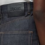 LOEWE HIGH WAISTED JEANS IN DENIM