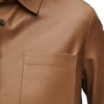 LOEWE TRAPEZE SHIRT IN NAPPA LAMBSKIN