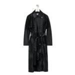 LOEWE TRENCH COAT IN HAIRY CALFSKIN