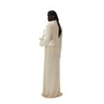 MAGDA BUTRYM BOUCLE KNIT DUSTER CARDIGAN IN CREAM