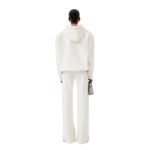 MAGDA BUTRYM FLARE KNIT JOGGING PANTS IN CREAM