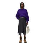 LOEWE ASYMMETRIC SKIRTS IN WOOL