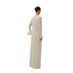 MAGDA BUTRYM MOHAIR BLEND KNIT DUSTER CARDIGAN IN CREAM