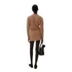 MAGDA BUTRYM MOHAIR MINI SKIRT IN CARAMEL