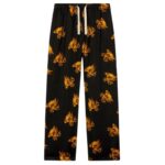 PALM ANGELS BURNING MONOGRAM LOOSE PANTS