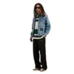 PALM ANGELS LOGO COTTON TRAVEL PANTS