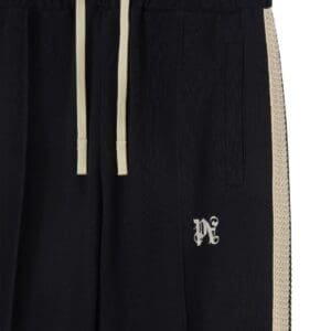 PALM ANGELS MONOGRAM PIQUET TRACK PANTS