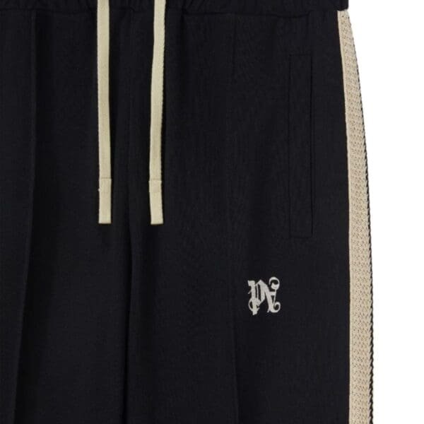 PALM ANGELS MONOGRAM PIQUET TRACK PANTS