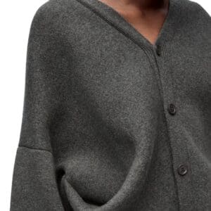 LOEWE DRAPED COAT IN WOOL BLEND