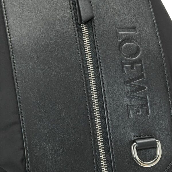 LOEWE SMALL CONVERTIBLE BACKPACK IN NYLON AND CALFSKIN