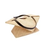 LOEWE XL PUZZLE FOLD TOTE BAG IN RAFFIA