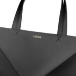 LOEWE XL PUZZLE FOLD TOTE BAG IN SHINY CALFSKIN