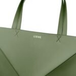 LOEWE XL PUZZLE FOLD TOTE BAG IN SHINY CALFSKIN