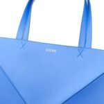 LOEWE XL PUZZLE FOLD TOTE BAG IN SHINY CALFSKIN