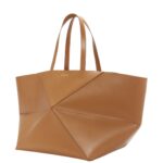 LOEWE XXL PUZZLE FOLD TOTE BAG IN SHINY CALFSKIN