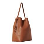 THE ROW BELVEDERE TOTE BAG IN LEATHER