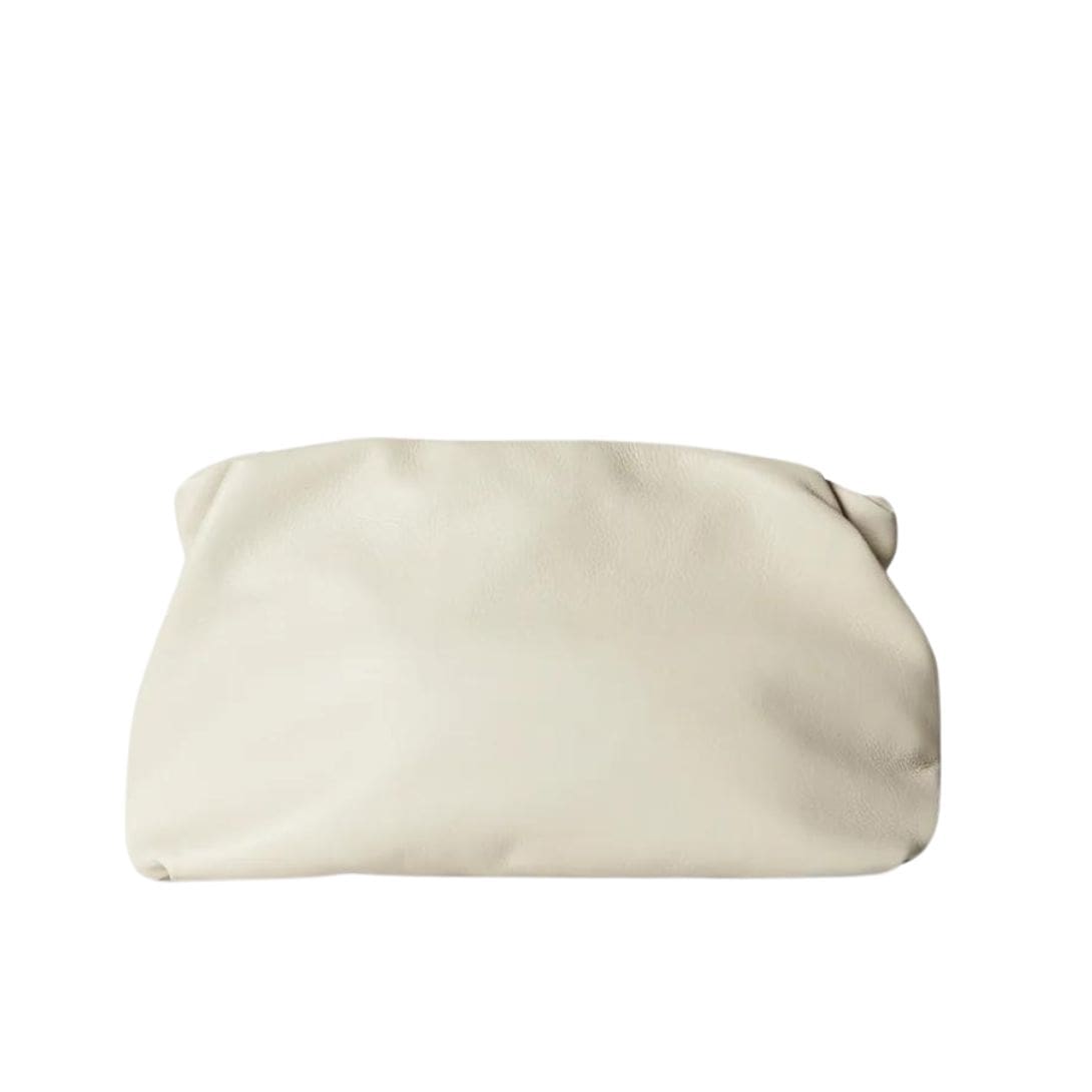 THE ROW BOURSE CLUTCH BAG IN LEATHER