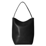THE ROW LARGE NS PARK TOTE BAG IN LEATHER