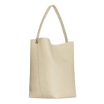 THE ROW LARGE NS HOOK TOTE BAG IN LEATHER