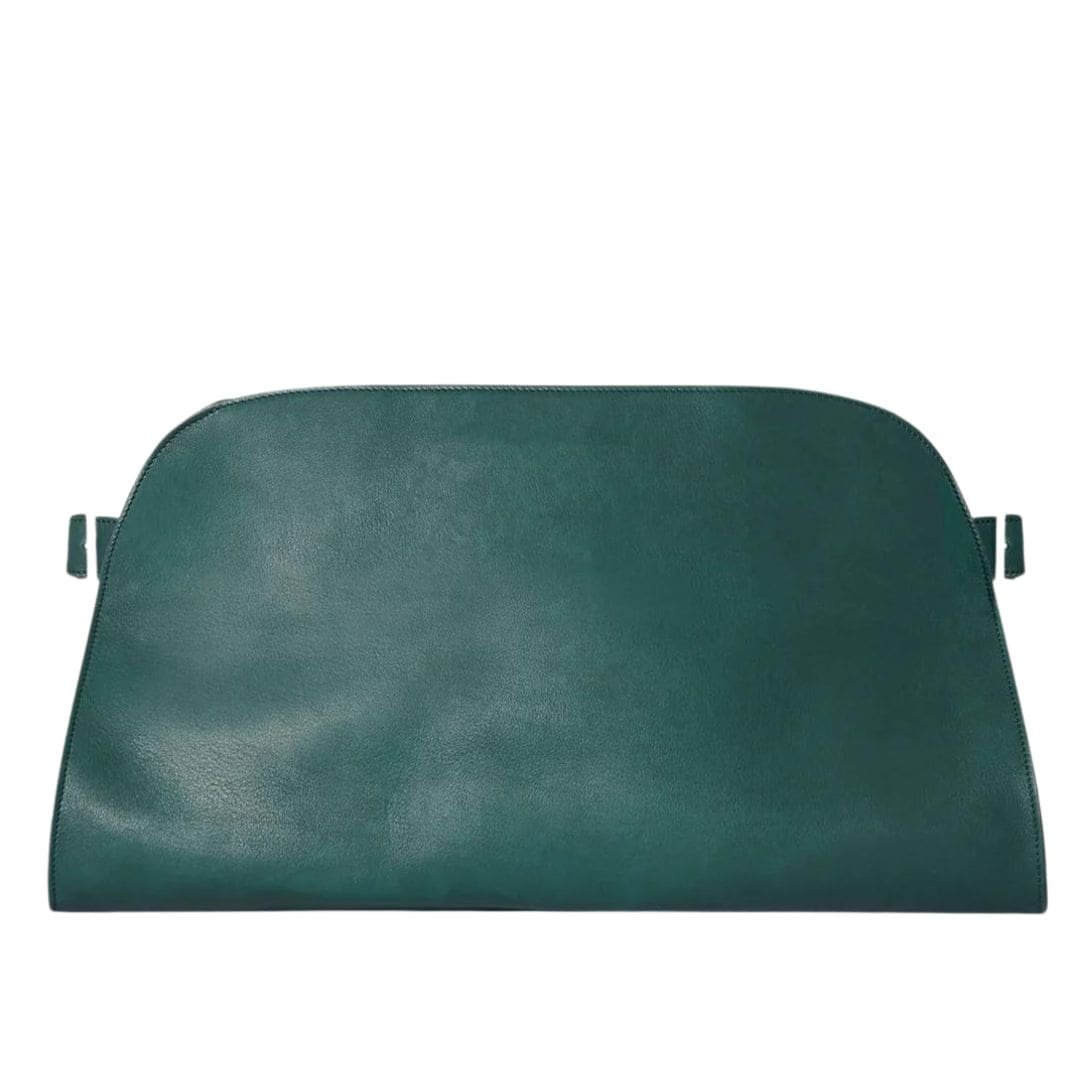 THE ROW MARGAUX EW CLUTCH IN LEATHER