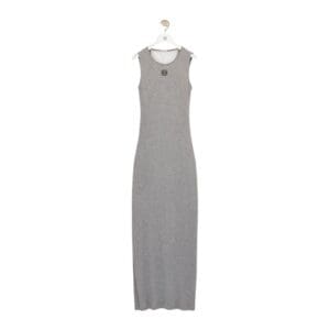 LOEWE ANAGRAM TANK DRESS IN COTTON