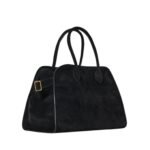 THE ROW SOFT MARGAUX 10 BAG IN SUEDE