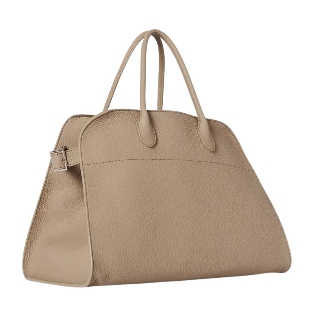 THE ROW SOFT MARGAUX 15 BAG IN LEATHER