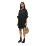LOEWE CHAIN SHIRT DRESS IN SILK