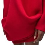 LOEWE DRAPED DRESS IN WOOL BLEND