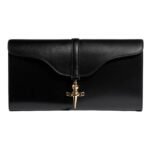 JOSEPH DUCLOS DIANE CLUTCH BAG IN LUMIERE LEATHER