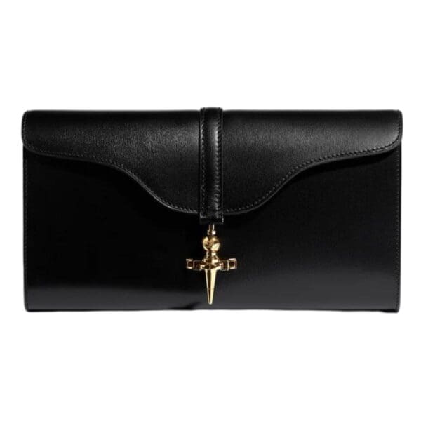 JOSEPH DUCLOS DIANE CLUTCH BAG IN LUMIERE LEATHER