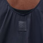 LOEWE TRAPEZE DRESS IN COTTON AND SILK