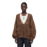 LOEWE ANAGRAM MOHAIR CARDIGAN
