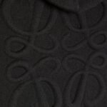 LOEWE ANAGRAM WOOL SWEATSHIRT WITH ZIP HOOD